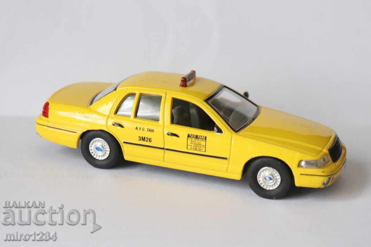 Δημοπρασία 1/43 FORD NEW YORK TAXI ΜΟΝΤΕΛΟ ΑΥΤΟΚΙΝΗΤΟΥ ΠΑΙΧΝΙΔΙ