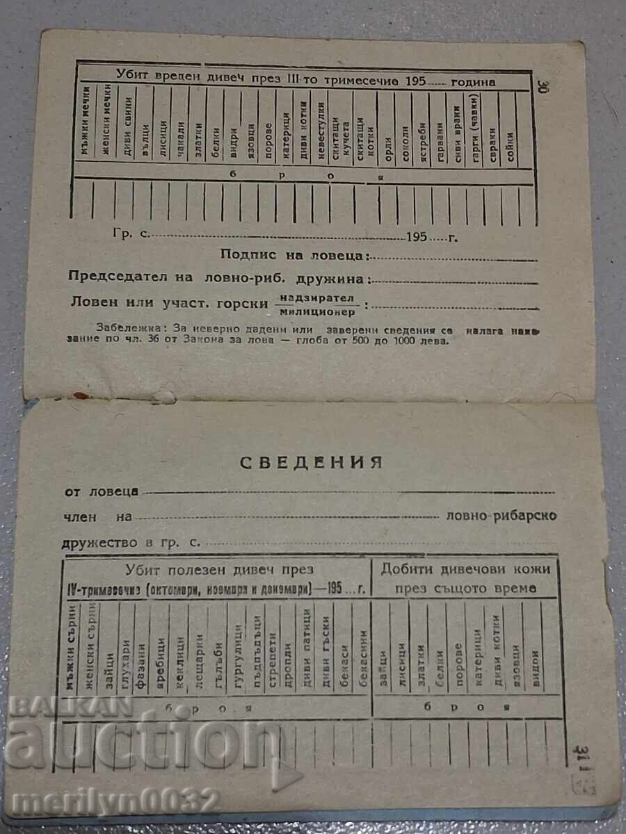 Ετήσια άδεια κυνηγιού κάρτα κυνηγετική άδεια - 7