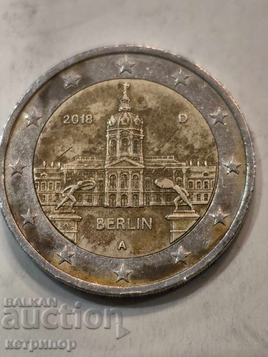 2 Euro Germania 2018 g bimetalică