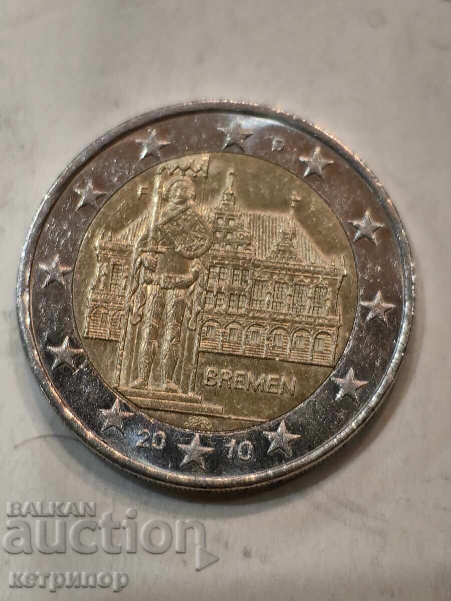 2 Euro Germania 2010 bimetalică