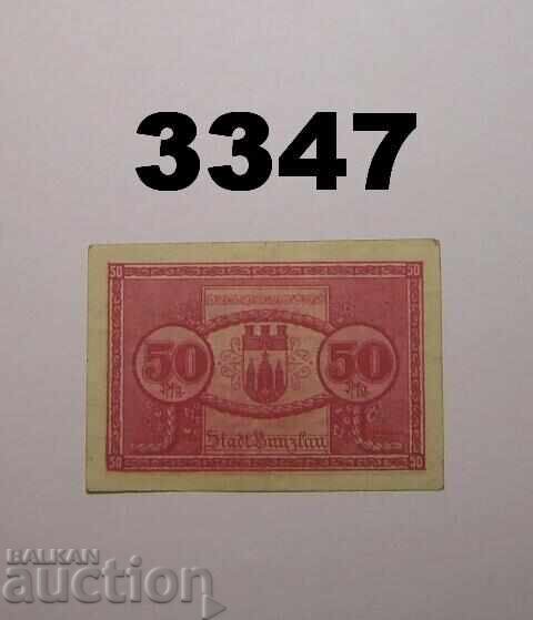 Bunzlau 50 pfennig 1919 Германия с цена € 0.50 | 0.98 лв.