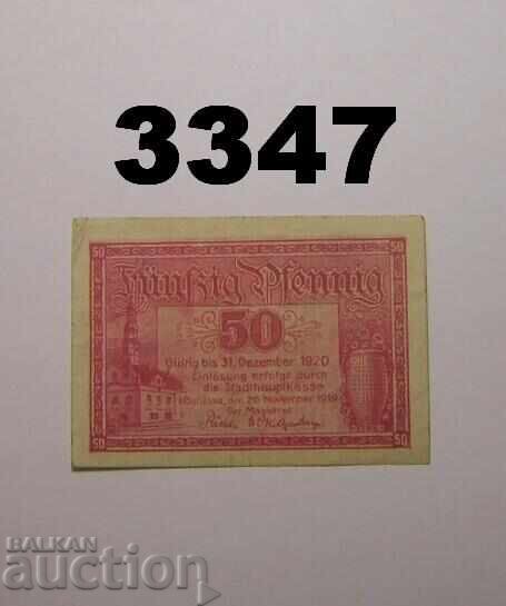 Bunzlau 50 pfennig 1919 Германия