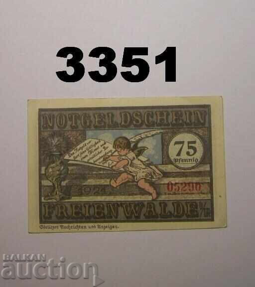 Freienwalde 75 pfennig 1921 Germania cu preț € 0.80 | 1.56 BGN