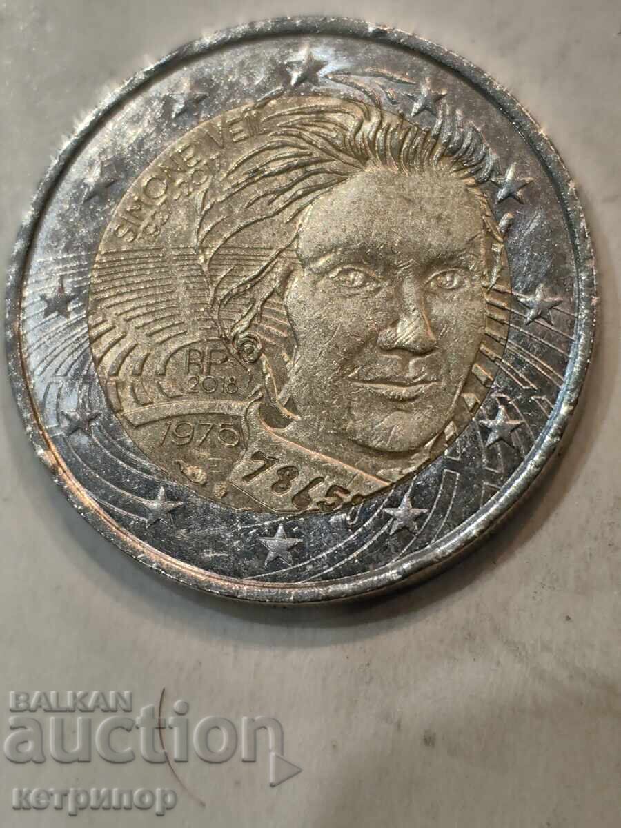 2 Euro France 2018