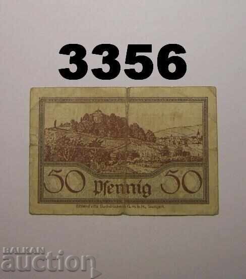 Cannstatt 50 pfennig 1918 Γερμανία με τιμή € 1.00 | 1.96 BGN