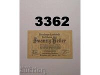 Bregenz 20 heller 1919 Австрия