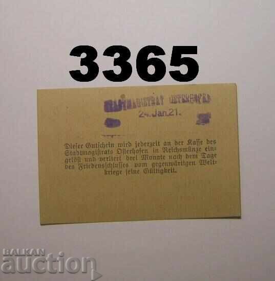 Osterhofen 25 pfennig 1917 Germany with price € 3.00 | 5.87 BGN