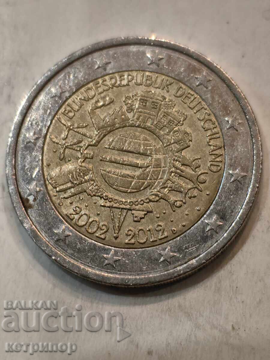 2 Euro Germany 2012 bimetallic