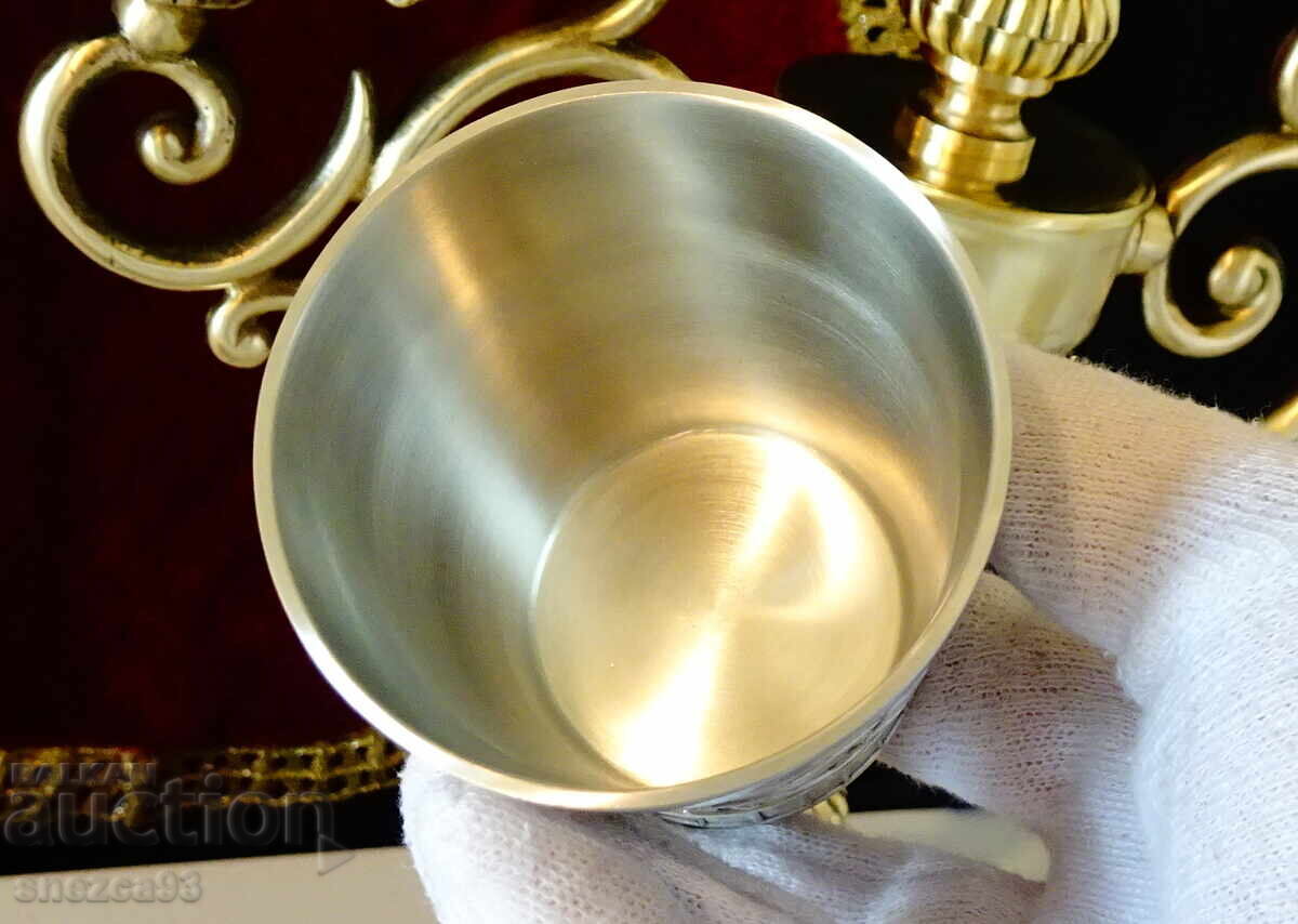 Pahare de vin din cositor Înger, Trompetist, Puști - 6