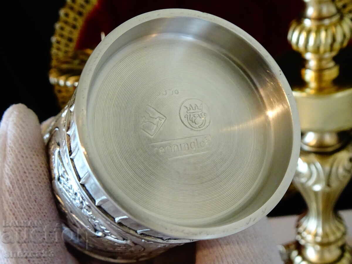 Pahare de vin din cositor Înger, Trompetist, Puști - 7