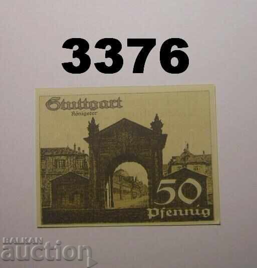 Stuttgart 50 pfennig 1921 Germany with price € 1.40 | 2.74 BGN
