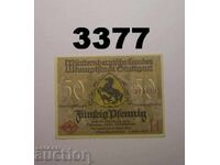 Stuttgart 50 pfennig 1921 Germany