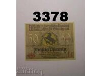 Stuttgart 50 pfennig 1921 Germany