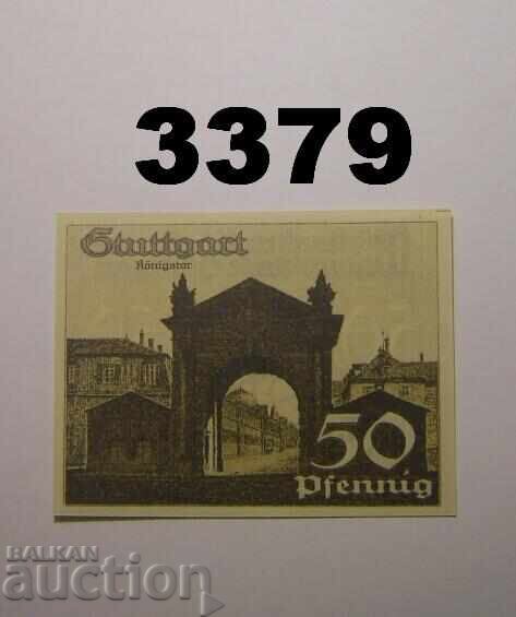 Στουτγκάρδη 50 φενίχ 1921 Γερμανία με τιμή € 1.00 | 1.96 BGN