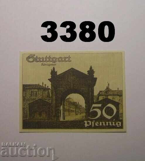 Στουτγκάρδη 50 φενίχ 1921 Γερμανία με τιμή € 1.40 | 2.74 BGN