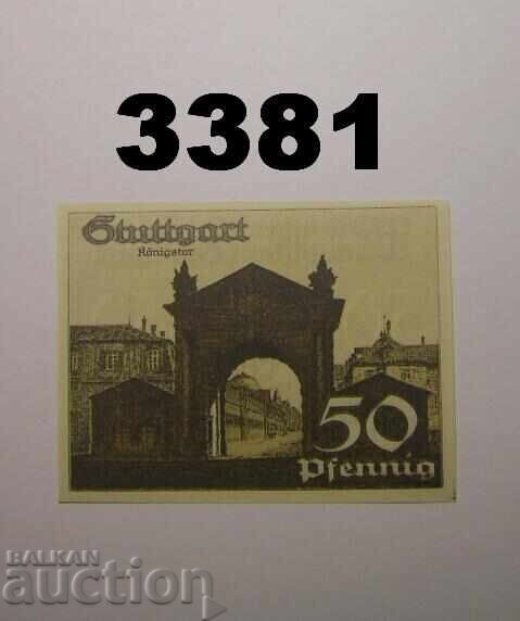 Στουτγκάρδη 50 φενίχ 1921 Γερμανία με τιμή € 1.00 | 1.96 BGN