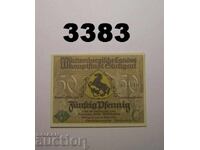 Στουτγκάρδη 50 φενίχ 1921 Γερμανία