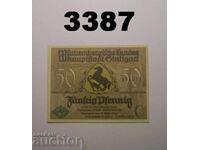 Στουτγκάρδη 50 φενίχ 1921 Γερμανία