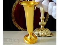 Cupă aurită, vază BMF din bronz