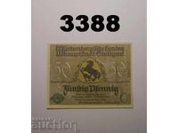Στουτγκάρδη 50 φενίχ 1921 Γερμανία