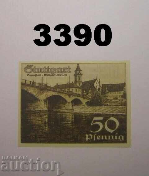 Stuttgart 50 pfennig 1921 Germania cu preț € 1.00 | 1.96 BGN