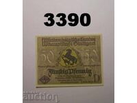 Στουτγκάρδη 50 φενίχ 1921 Γερμανία