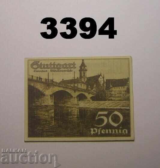 Στουτγκάρδη 50 φενίχ 1921 Γερμανία με τιμή € 0.80 | 1.56 BGN