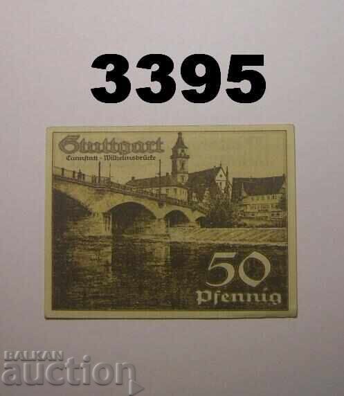 Stuttgart 50 pfennig 1921 Germany with price € 0.80 | 1.56 BGN