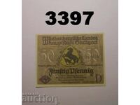 Stuttgart 50 pfennig 1921 Германия