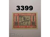 Stuttgart Königs-Dragoner 1 mark 1921