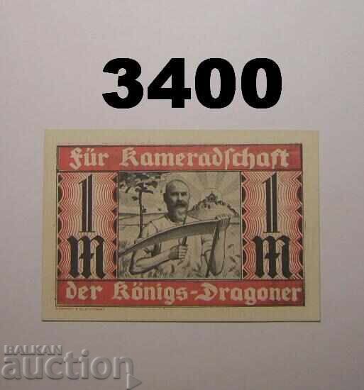 Stuttgart King's Dragoon 1 mark 1921