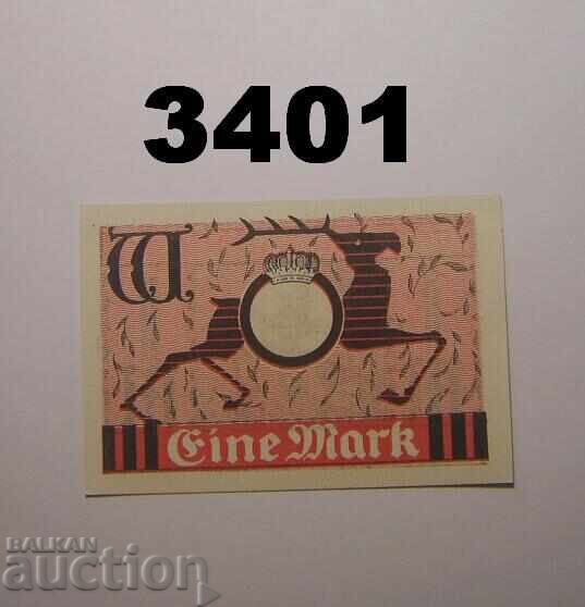 Stuttgart King's Dragoon 1 mark 1921 with price € 6.00 | 11.74 BGN