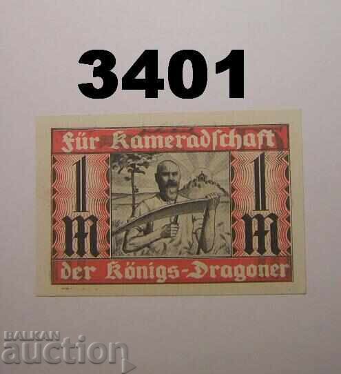 Stuttgart King's Dragoon 1 mark 1921