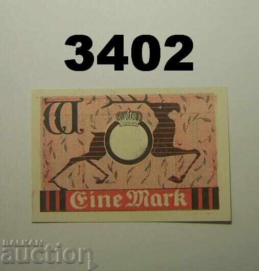 Stuttgart King's Dragoon 1 mark 1921 with price € 7.00 | 13.69 BGN