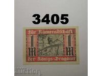 Stuttgart Königs-Dragoner 1 mark 1921