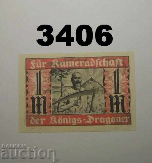 Stuttgart Königs-Dragoner 1 mark 1921