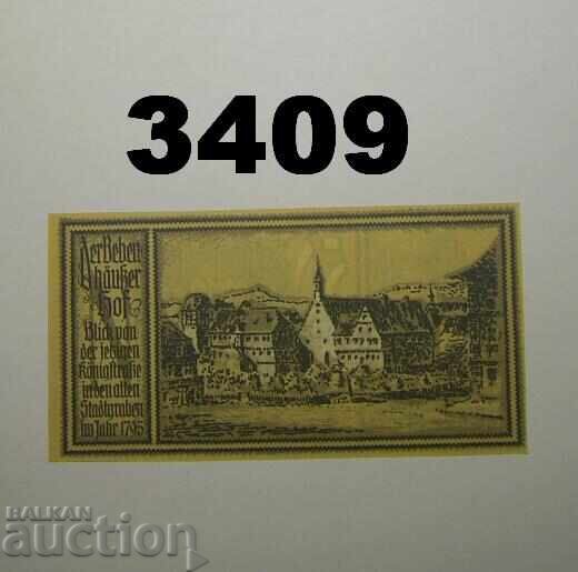 Stuttgart 50 pfennig 1922 Германия