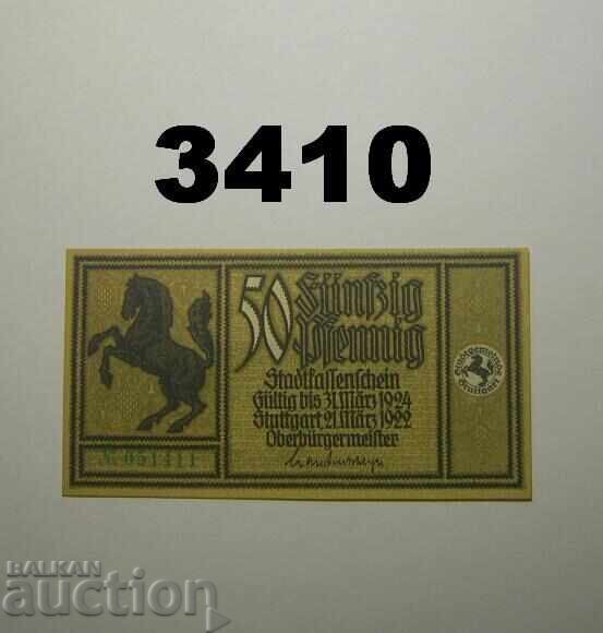 Stuttgart 50 pfennig 1922 Germania cu preț € 1.00 | 1.96 BGN