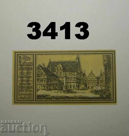 Stuttgart 50 pfennig 1922 Германия