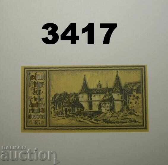 Στουτγκάρδη 50 πφένιχ 1922 Γερμανία