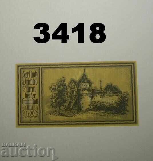 Στουτγκάρδη 50 πφένιχ 1922 Γερμανία