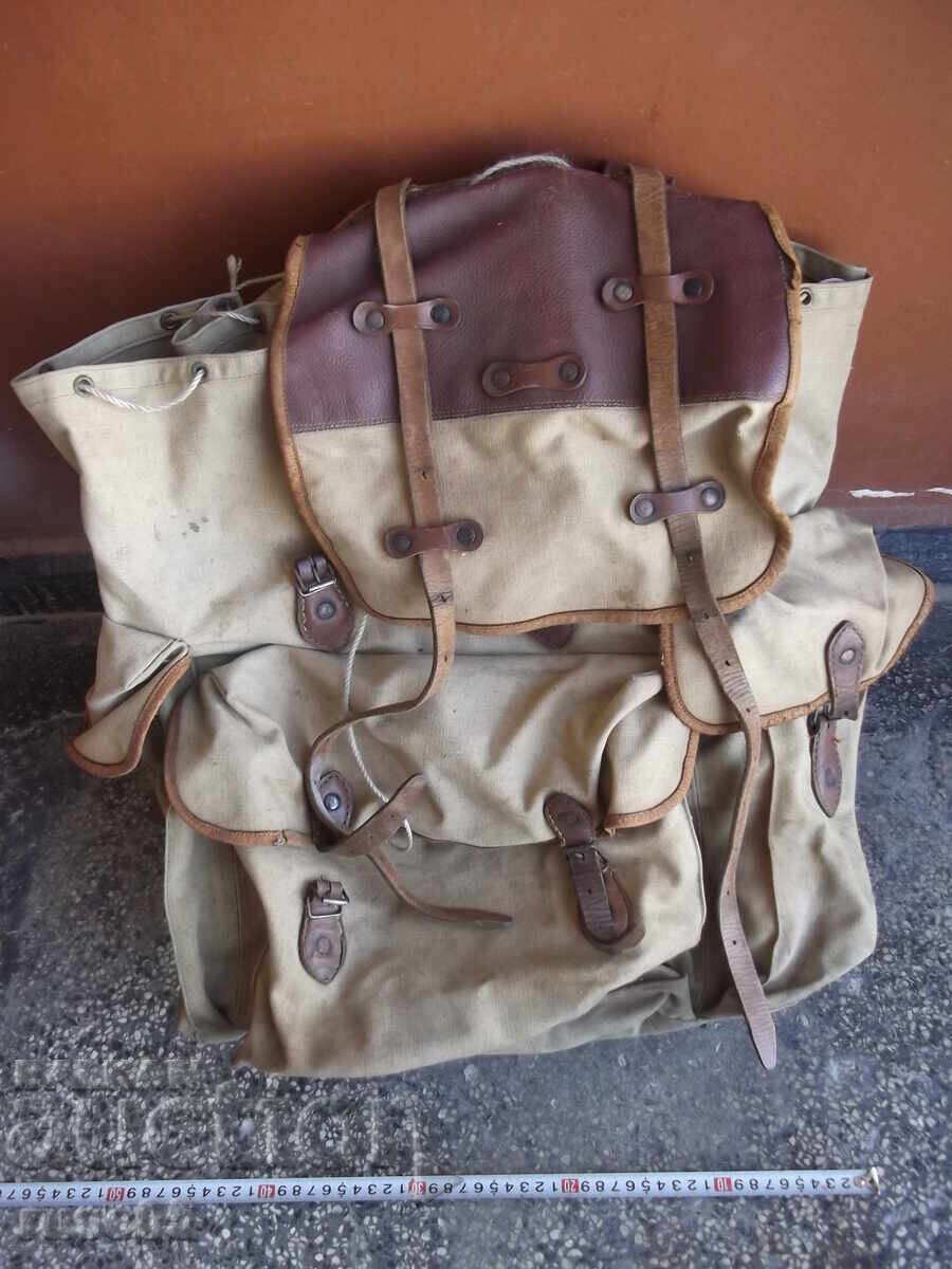 Rucsac turistic din pânză vechi - 1