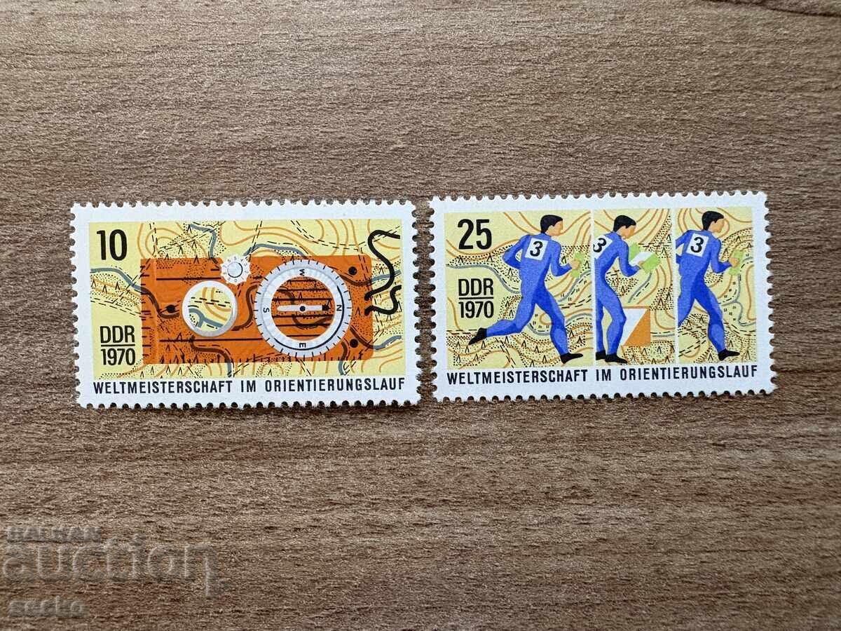 ГДР - Световно първенство по ориентиране (1970) MNH