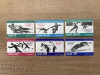 GDR - Winter Olympic Games - Sapporo, Japan (1971) MNH
