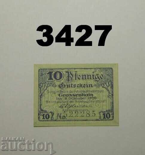 Grossenhain 10 pfennig bis 1920 Германия