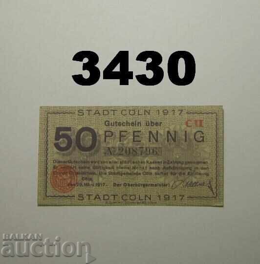 Köln 50 pfennig 1917 Германия