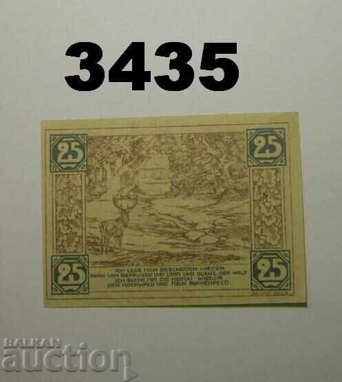 Birkenfeld 25 pfennig 1921 Γερμανία με τιμή € 1.00 | 1.96 BGN