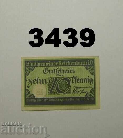 Reichenbach 10 pfennig 1919 Γερμανία