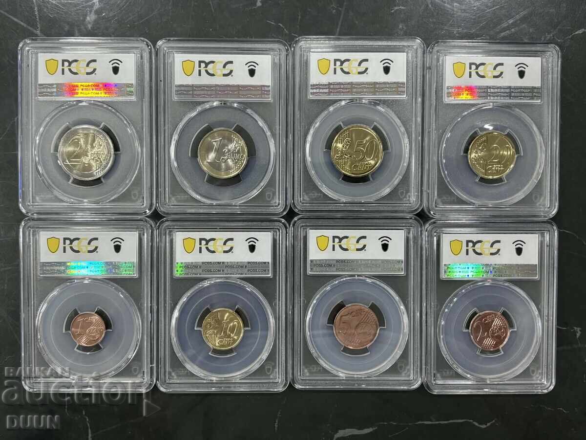 Certified Bulgarian Euro Coin Set 2026 PCGS with price € 335.00 | 655.21 BGN