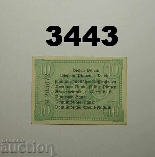 Plauen i. V. 10 pfennig until 1918 Germany with price € 1.40 | 2.74 BGN